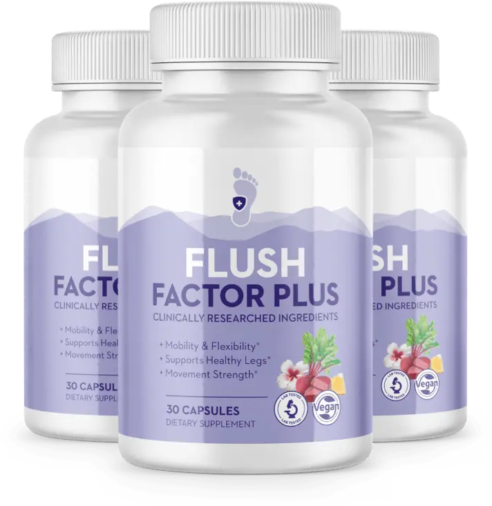 Flush Factor Plus natural leg wellness supplement